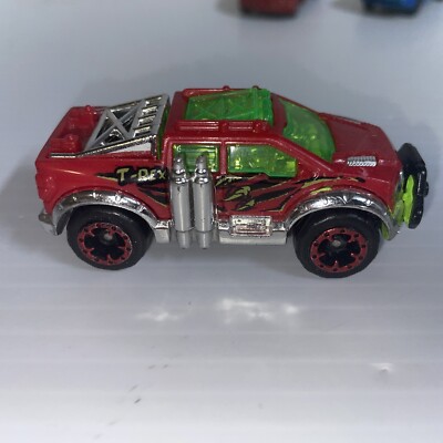 Zuru Metal Machines T Rex Attack Red Diecast Car Truck Vehicle