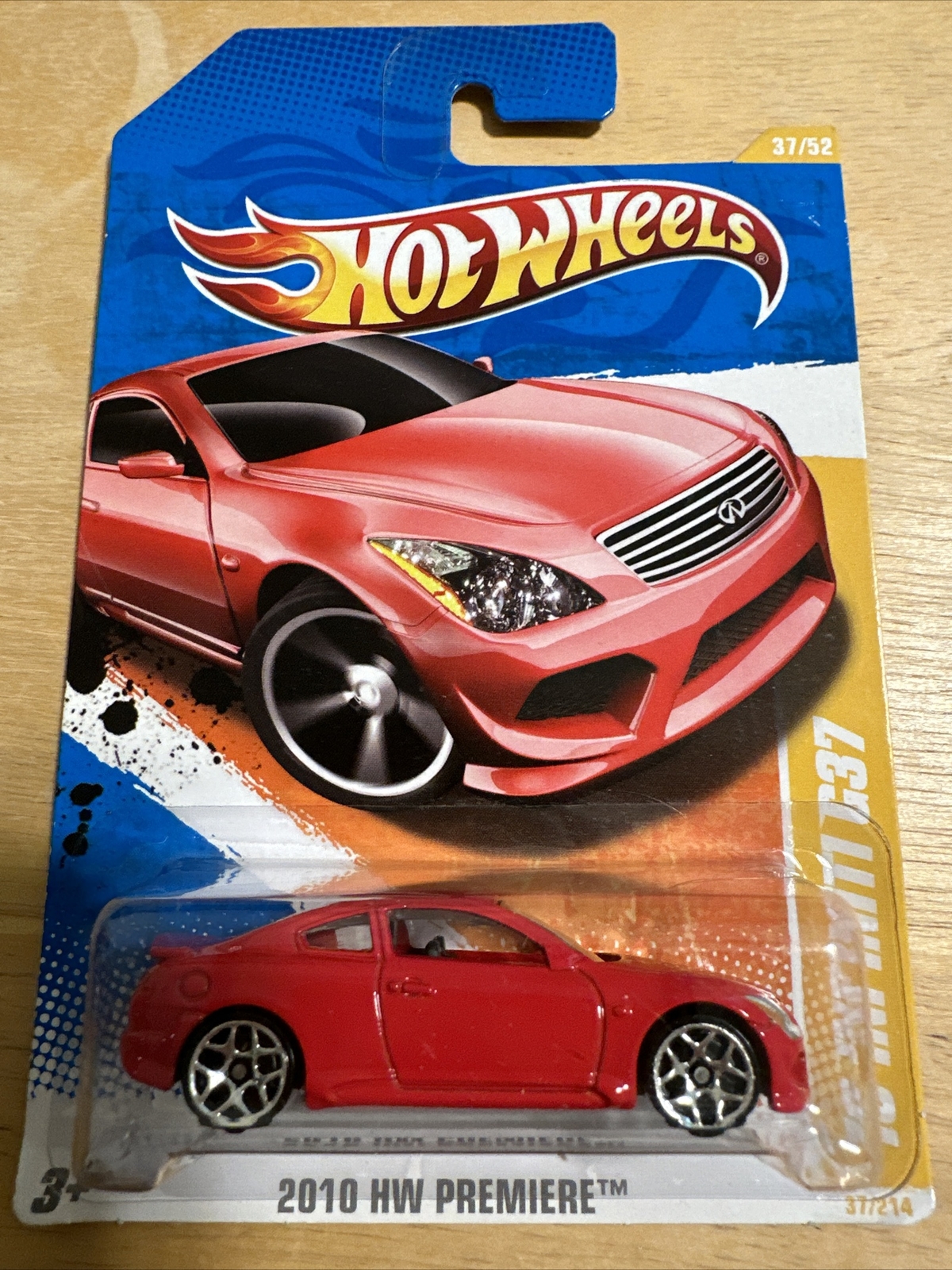 HOT WHEELS 2010 HW Premiere NEW MODELS '10 IINFINITI G37 RED #37/52