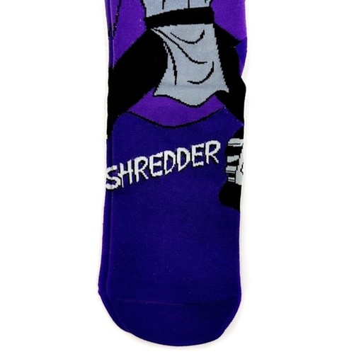 Odd Sox Shredder TMNT Teenage Mutant Ninja Turtles Crew Socks Large - Picture 4 of 6