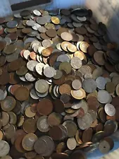 Mixed Bulk Lot of 100 Assorted World/Foreign Coins! Nice Beginner Lot!