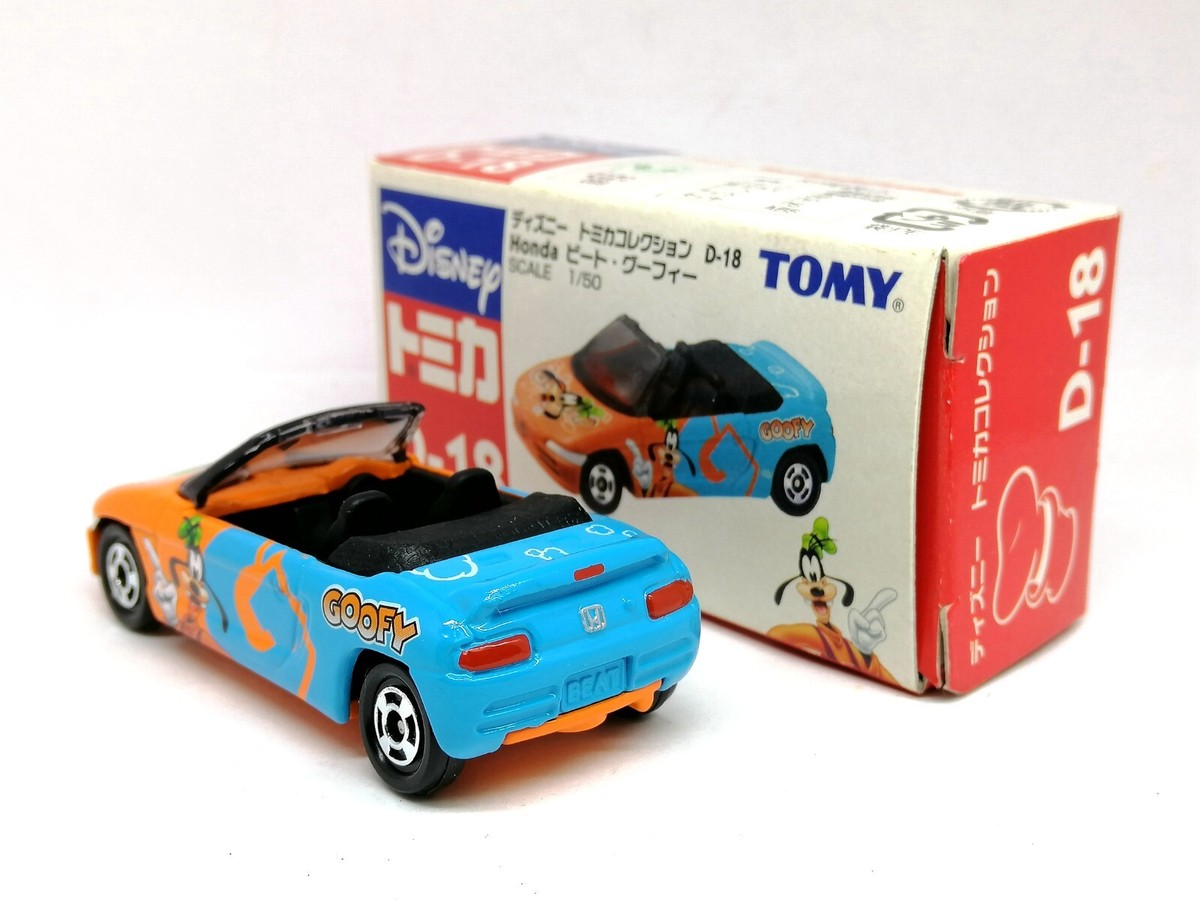TOMICA DISNEY D-18 GOOFY HONDA BEAT 1/50 TOMY DIECAST CAR New 72