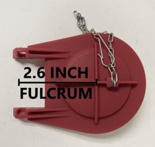 Universal Rubber Silicone Flapper - Only fits a round overflow tube connection