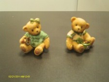 Avon Exclusive Cherished Teddies - "Paws for Luck",  Irish Boy  Girl - 476943