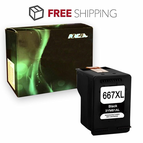 1Pk 667XL Black Ink Cartridge for HP Deskjet Ink Advantage 1275 2374 2375  6075 | eBay