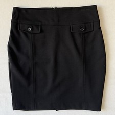 Express - SUPER CUTE - Black Pencil Skirt with 2 Front Pockets - Size 2