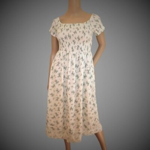 black and white starlight spot smock dress