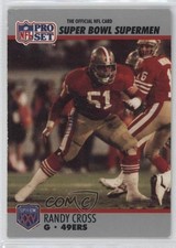 1990 Pro Set Super Bowl XXV Silver Anniversary Box Set Randy Cross #63 0f3j
