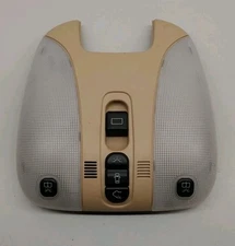 2000-2006 Mercedes W220 S430-S500 Overhead Console Dome Light Assembly  Tan
