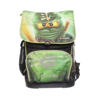 LEGO, Rucksack, OPTIMO SCHOOL BAG, Unisex (Kinder), Polyester, Grün/Schwarz #fmC