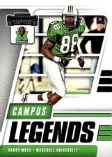 2021 Panini Contenders Draft Picks #20 Randy Moss Campus Legends