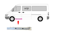 Reparaturblech Schweller Einstieg Vorne Links Mercedes Sprinter T1N 1995 2006