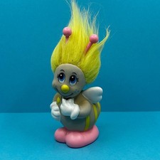 Vintage Snugglebumms Snugglebums Grey Bee Basil Toy Figure 1980s 1985