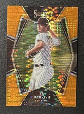 Yu Darvish 2022 Panini Select #184 Orange Pulsar #/16 San Diego Padres