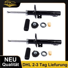 Paar Stoßdämpfer +Domlager +Protection-Kit Vorne Für VW Polo Audi A2 Seat Skoda
