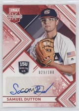 2018 Elite Extra Edition 15U National Team Signatures Red Samuel Dutton Auto a3i