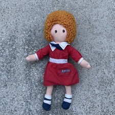 Vintage Little Orphan Annie Doll Knickerbocker 15” Tall  Plush Toy Co. 1982