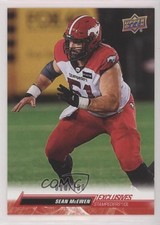 2023 Upper Deck CFL Exclusives 10/100 Sean McEwen #7 08s2