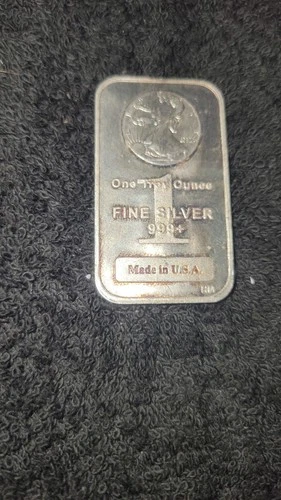 Walking Liberty Silver Bar 1 Troy oz .999 Fine Silver