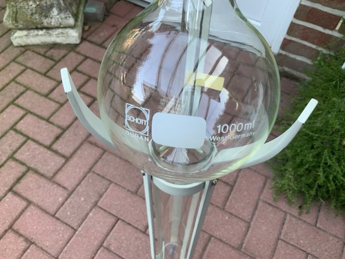 Schott Glas Perkolator aus Apotheke / nach DAB mit Ständer - Bild 2 von 8