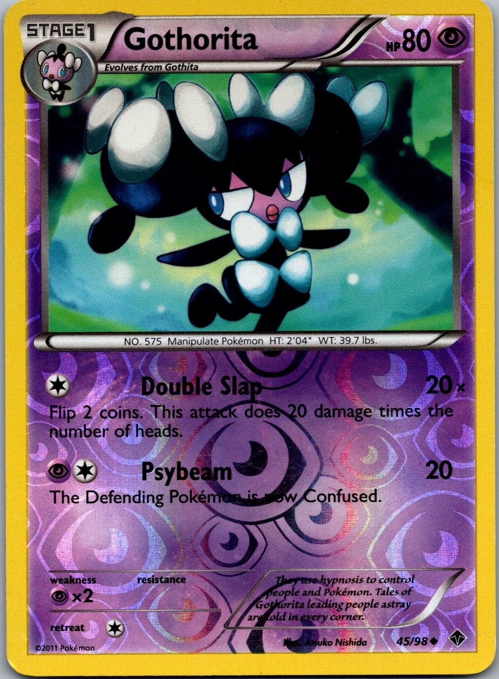 Gothorita (45) 45/98 Emerging Powers Uncommon LP Reverse Holo