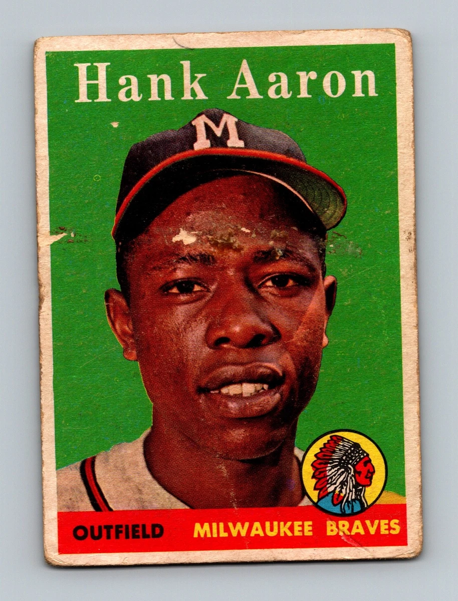 Hank Aaron 1958 Season Baseball Sports Trading Cards & Accessories