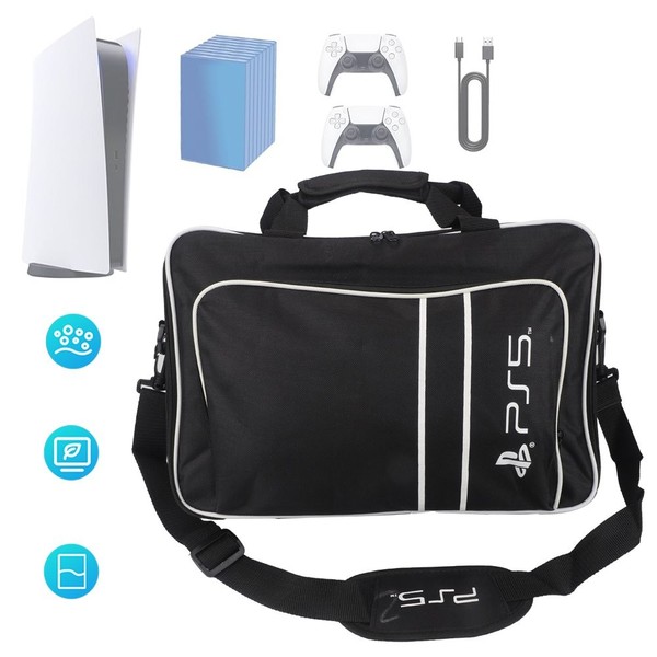 GroßE Tragetasche Aufbewahrungstasche Reisetasche FüR PS5 Playstation 5 Konsole--image