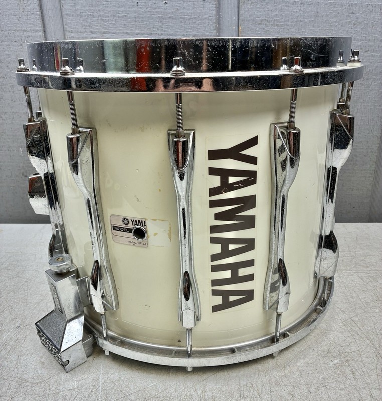 YAMAHA MS8014 WHITE MARCHING SNARE DRUM