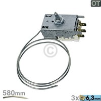 Thermostat K59-L2673 Ranco 580Mm/625Mm Kapillarrohr 3X6,3Mm Amp