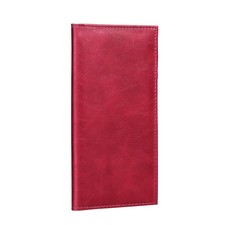 Leather Checkbook Cover for Top and Side Tear Registers Duplicate Checks