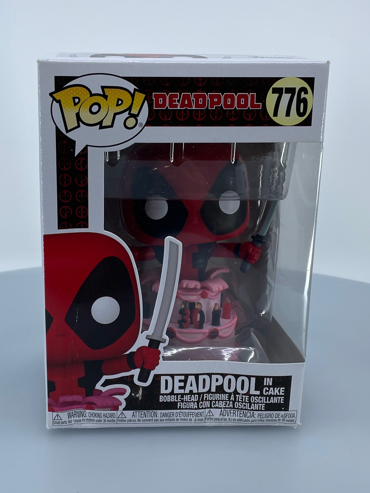Funko Pop! Marvel Deadpool In Cake #776 Vinyl Figure Damaged Box See Pics