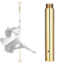 Yescom 262 mm Chrome Dancing Pole Extension for 45 mm Spinning Pole Steel Gold