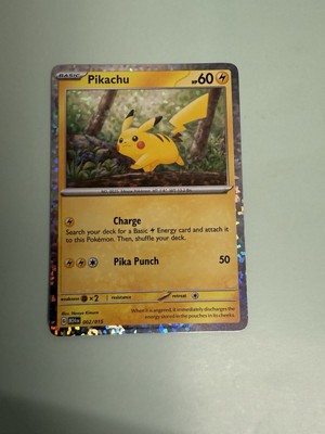 McDonalds Pikachu 2025 Happy Meal Holo Card 002/015 M24EN | eBay UK