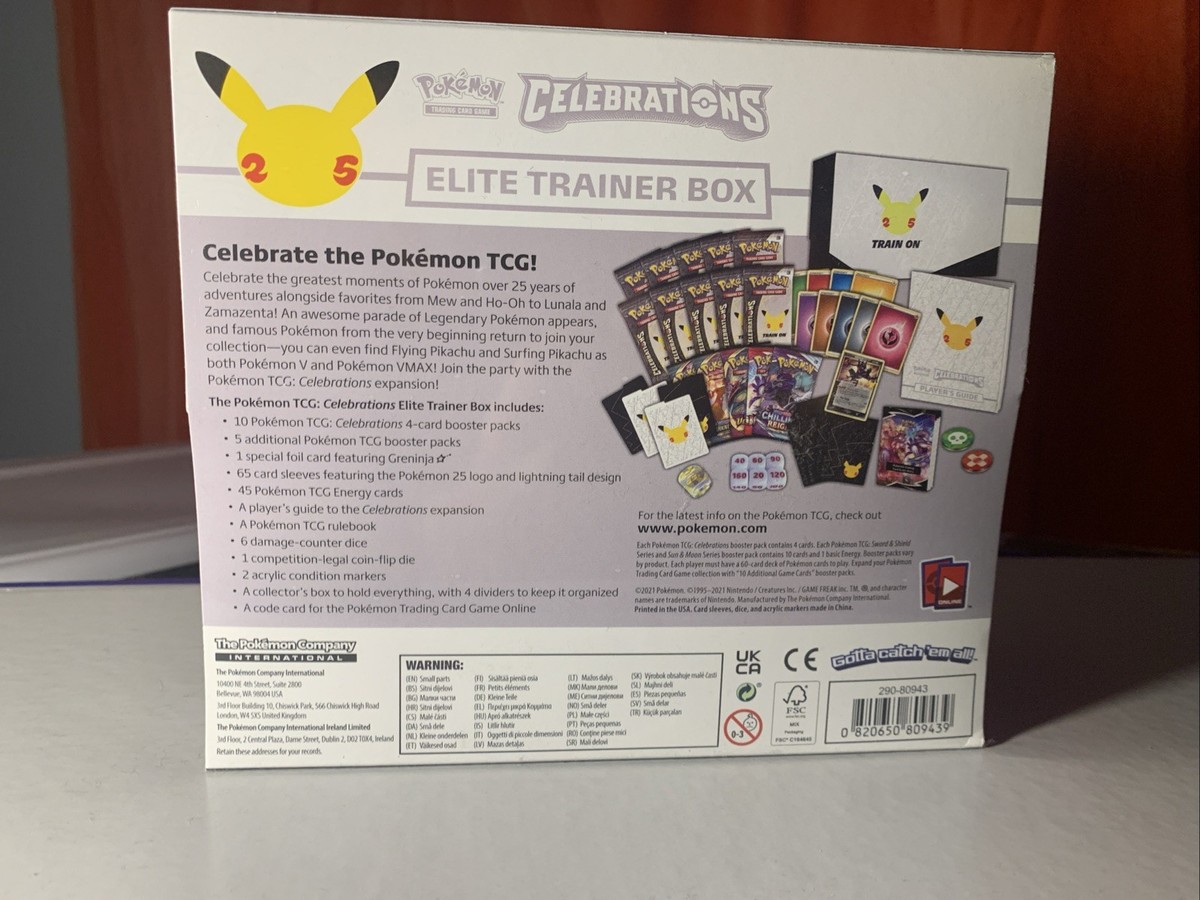 Pokémon TCG: 25th Anniversary Celebrations Elite Trainer Box