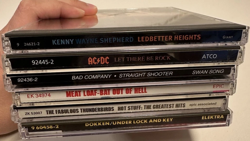 6 CD Lot Of Mixed Rock-70’s,80’s,&90’s Foto 2 de 2