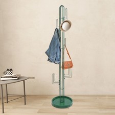 Clothing Rack Stand Freestanding Coat Rack Cactus Shape Clothing Stand 40*175cm