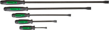 Mayhew Tools 61366GN Dominator Curved Pry Bar Set, Green, 5-Piece