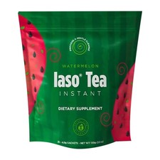 Iaso Instant Tea (Watermelon) - Refreshing Flavored Cleansing Tea- 25 Sachets
