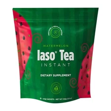 Iaso Instant Tea (Watermelon) - Refreshing Flavored Cleansing Tea- 25 Sachets