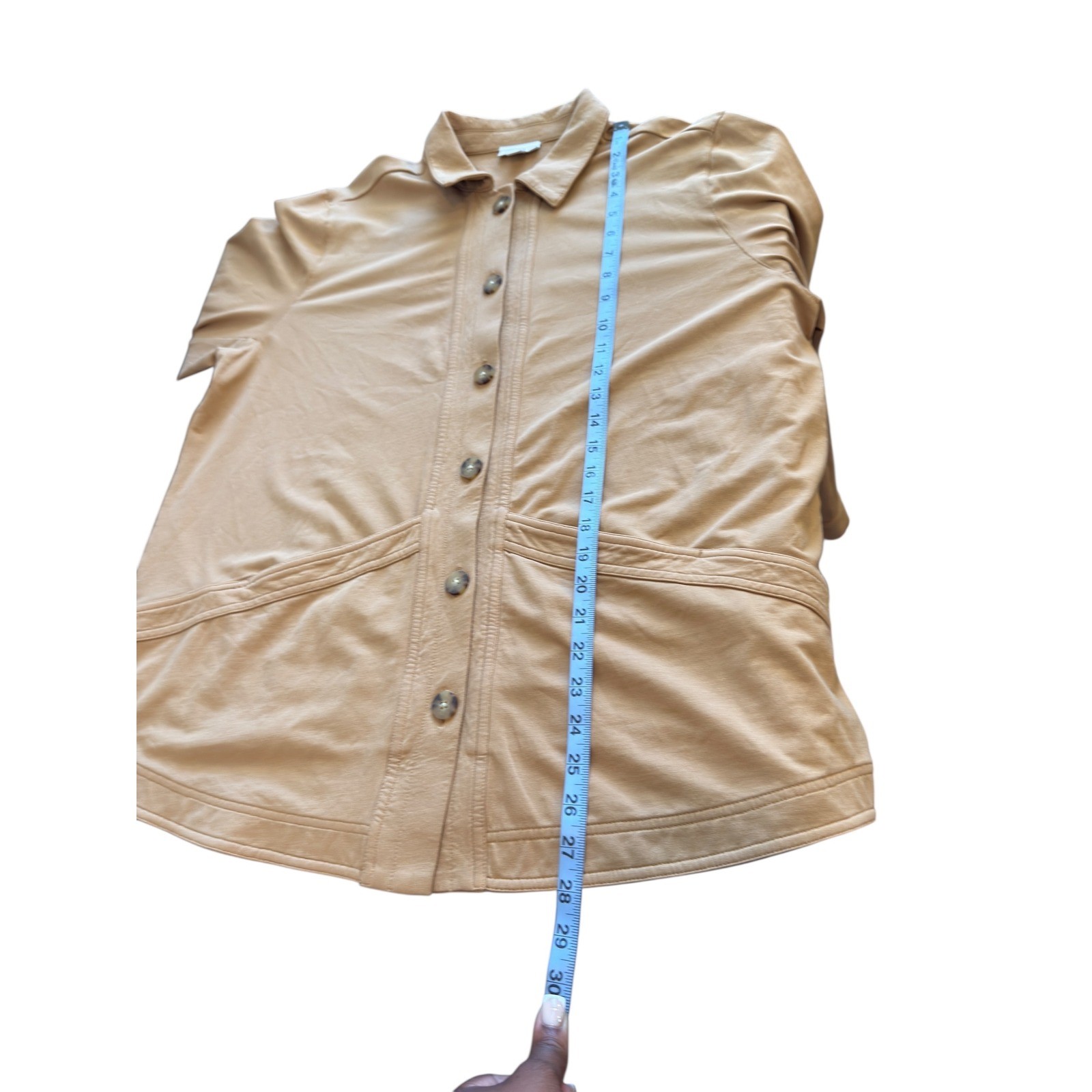 J. Jill Jacket Brown Lightweight Basic Casual Eve… - image 13