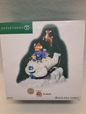 Department 56 North Pole Series Rudolph ''The Misfits'' 56.56860 As/Is