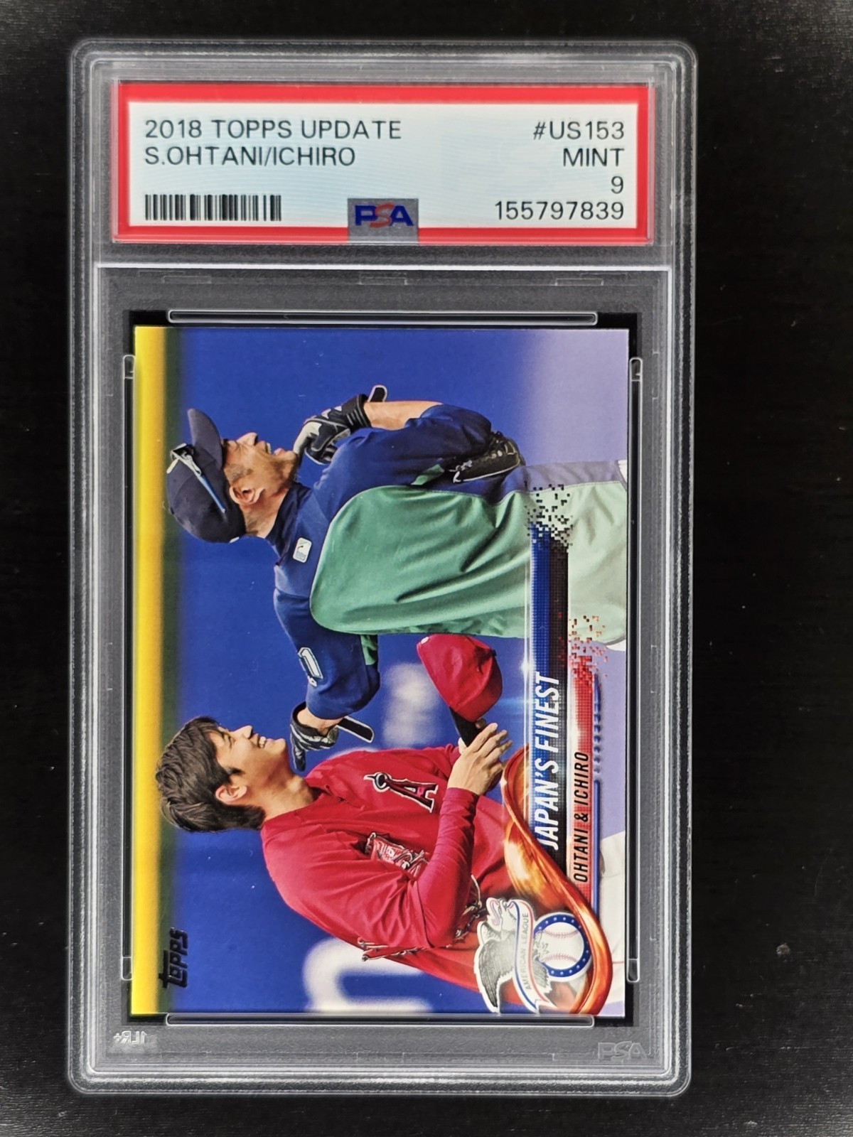 2018 Topps Update Japan s Finest Shohei Ohtani Ichiro Suzuki C #US153 PSA 9