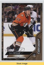 2016-17 Upper Deck Compendium Gold Nick Ritchie #9 READ 4i0
