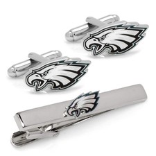 NFL Philadelphia Eagles Cufflinks and Tie Clip Gift Set