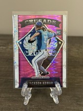 2022 Panini Chronicles Crusade Jackson Kowar #12 Pink Pulsar Kansas City Royals