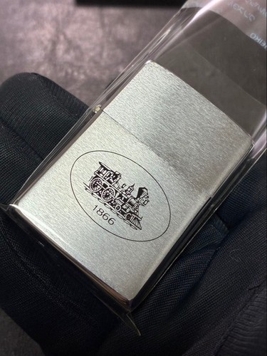 Zippo Lokomotive Vintage Silber Bedruckt Einseitig Verarbeitung Feuerzeug Regular - Bild 2 von 12