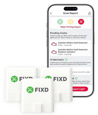 Bluetooth OBD2 Scanner for iPhone & Android - Diagnostic Scan Tool for... 