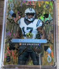 Wild Card 2024 5 Card Draw Stacked Deck Xavier Legette SDPD-XLN Rookie 1/1. rookie card picture