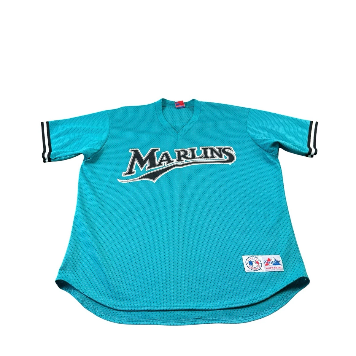 Maillot De Baseball Vintage Florida Atlantic Owls - Taille 44 XL - Bleu Marine - Années 90