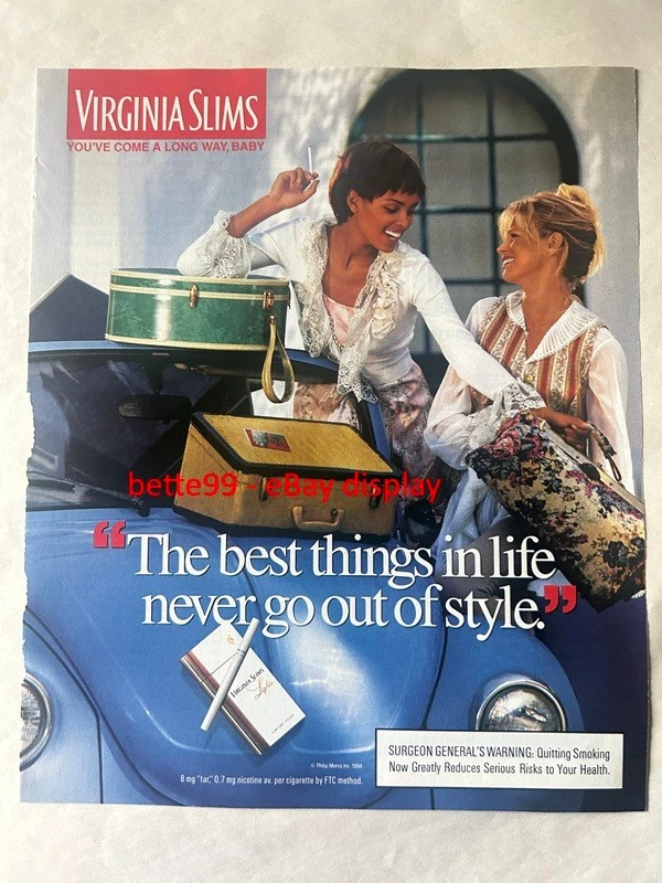 Virginia slims バージニアスリム 白水着 自販機プラ ポスター