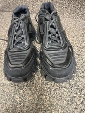 PRADA Cloudbust Thunder Black Lace Up Low Top...